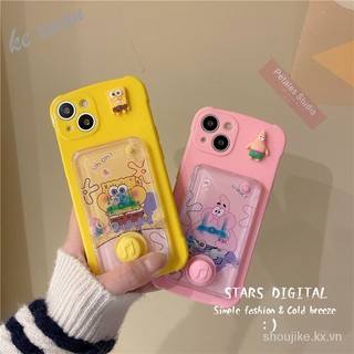 Ốp Điện Thoại Chống Sốc Hình Spongebob Cho iPhone12 / 13promax x / xs 7p / 14iphone11