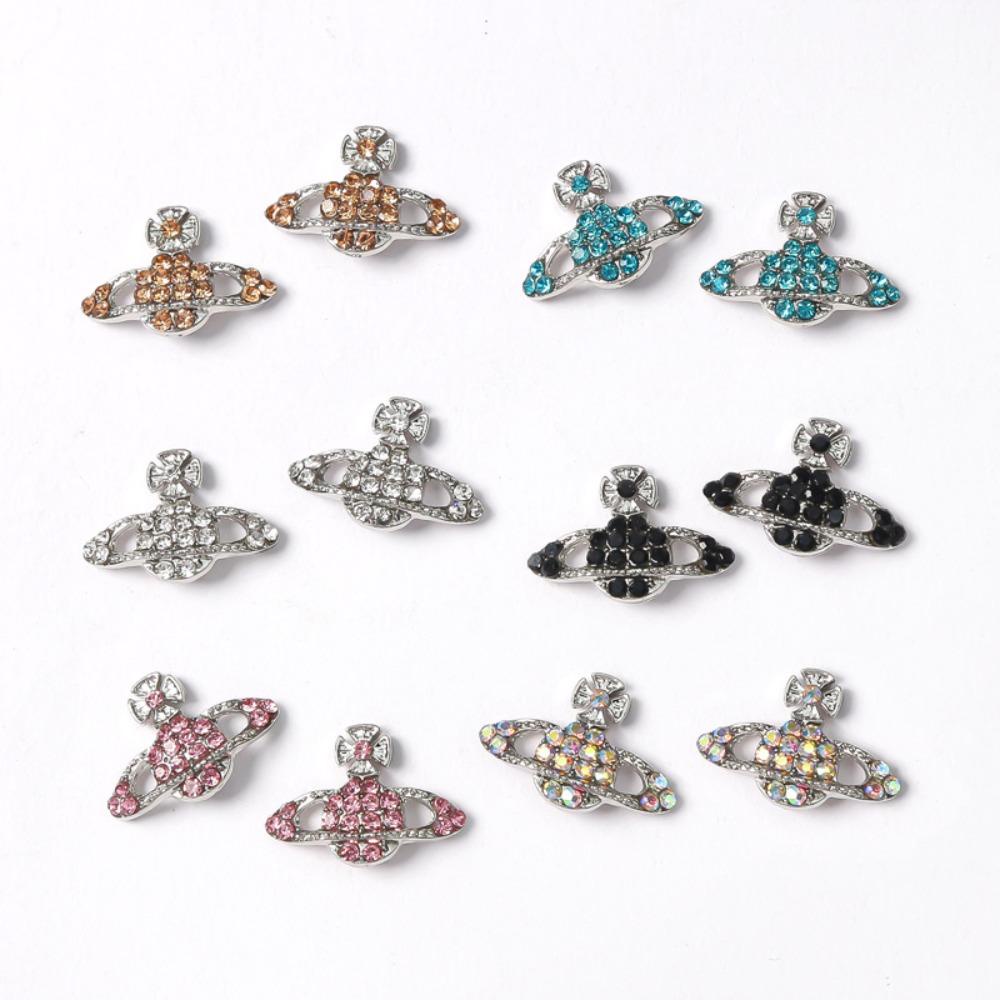 Phụ Kiện Trang Trí Móng Tay Nghệ Thuật Tiện Dụng|Hạt Đá Đính Móng Tay 3D Bằng Hợp Kim Phong Cách Phương Tây
