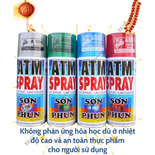 SƠN XỊT ATM SPRAY (400ML) (Màu mô tô + phản quang)