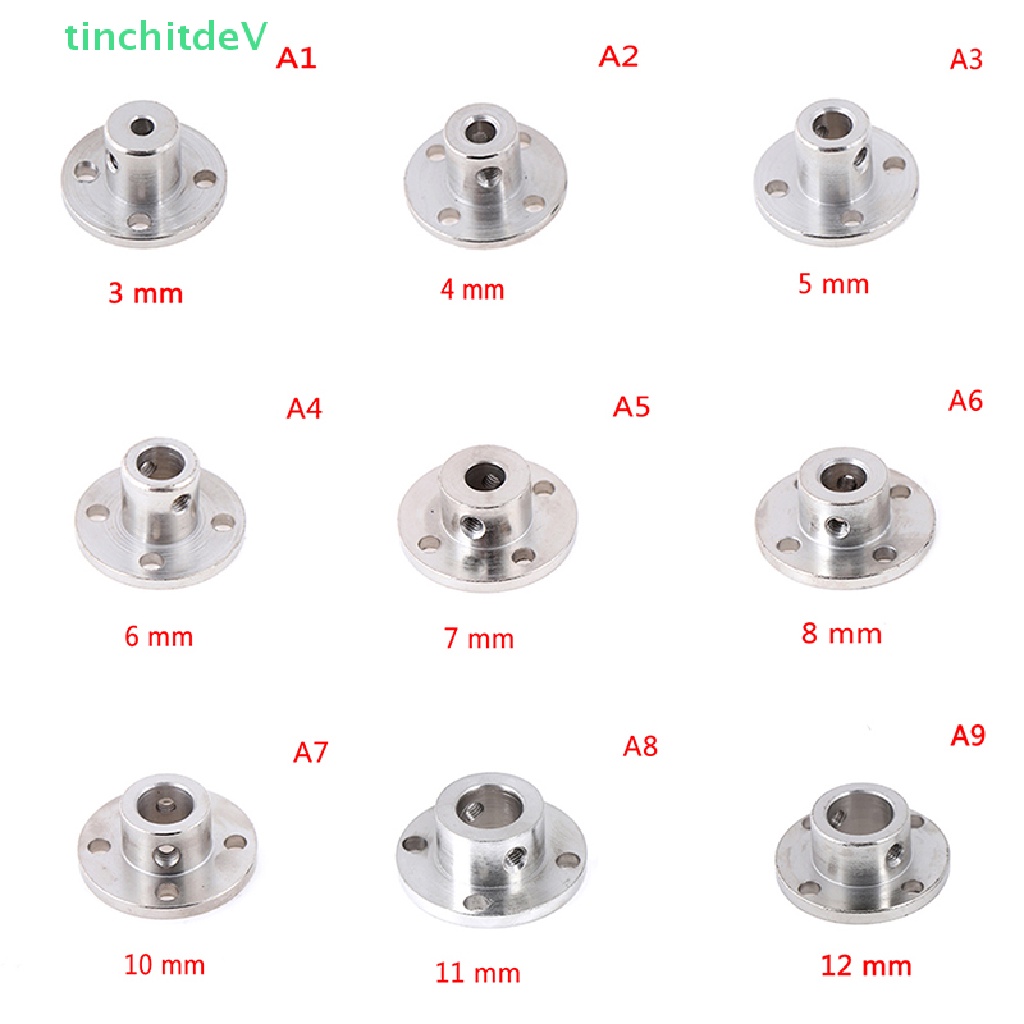 Khớp Nối Động Cơ Bước 3 / 4 / 5 / 6 / 7 / 8 / 10 / 11 / 12mm