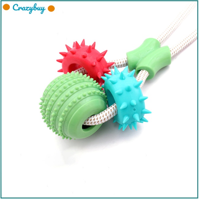 Cr Đồ Chơi Dây Kéo Đàn Hồi Chống Cắn Làm Sạch Răng Cho Thú Cưng