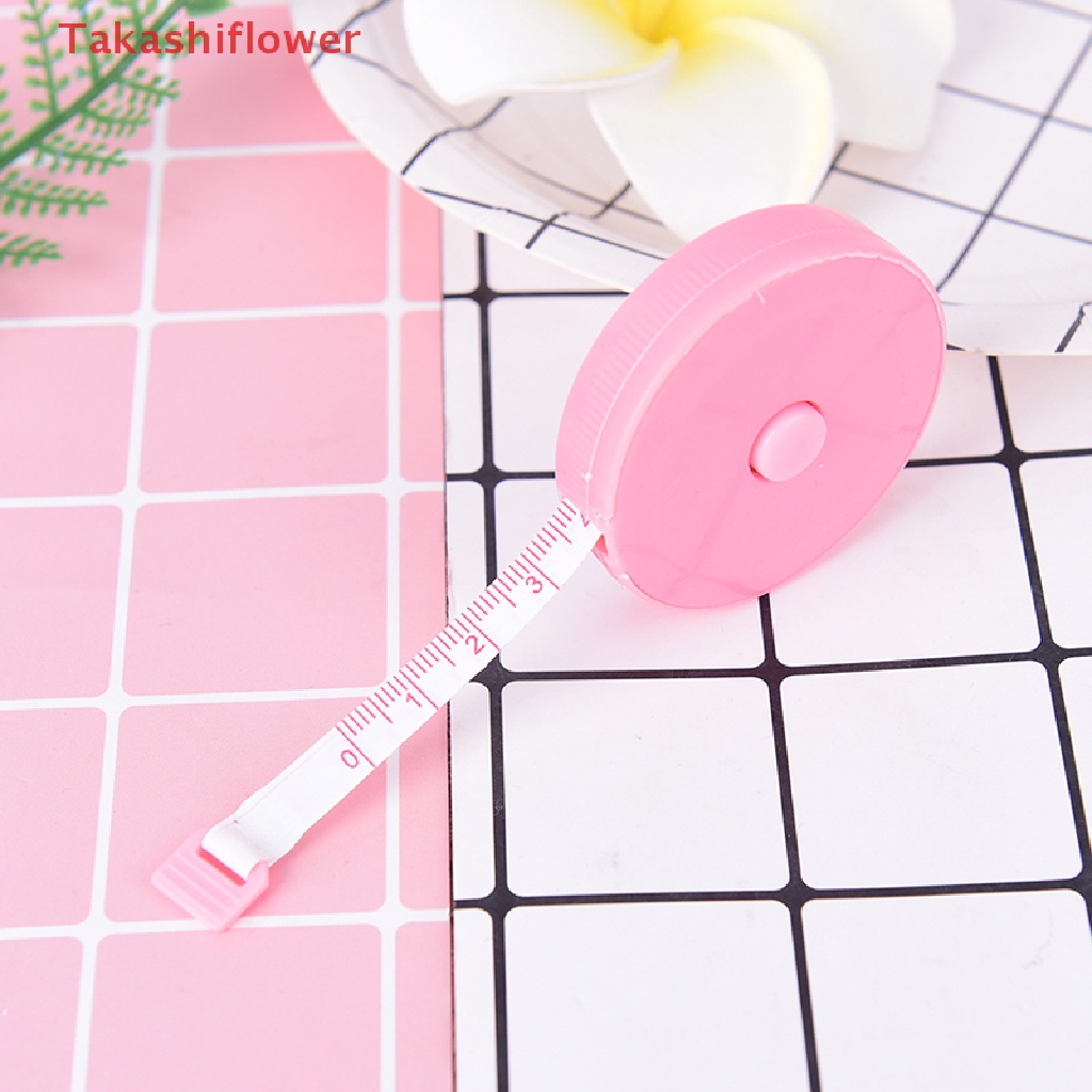 (Takashiflower) Thước Dây Đo Cơ Thể Có Thể Thu Vào Cho Thợ May Vải Mềm