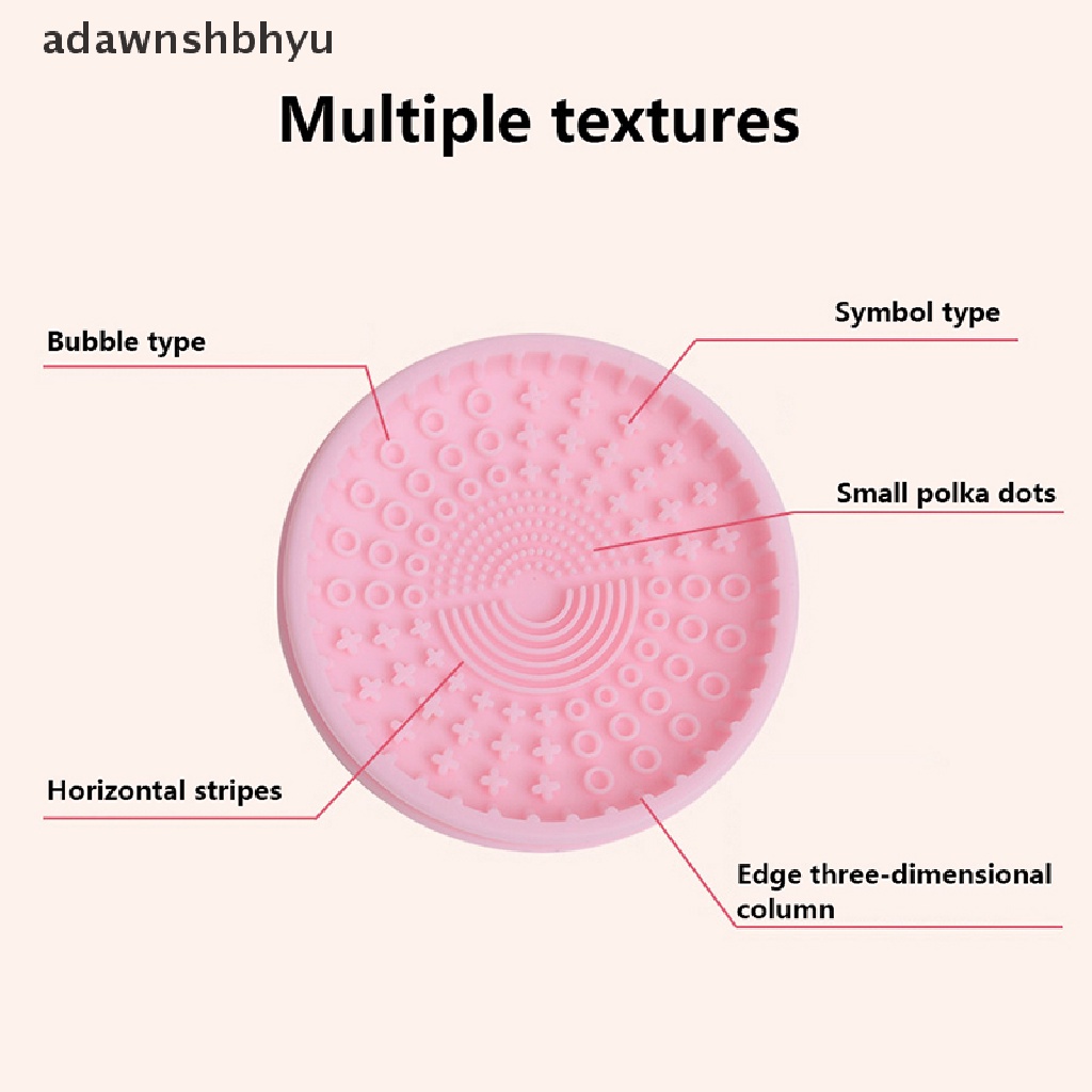 Miếng Silicon Vệ Sinh Cọ Trang Điểm Tiện Dụng