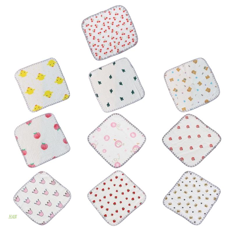 Yếm Ăn Vải Cotton Thấm Hút Tốt Thân Thiện Với Da