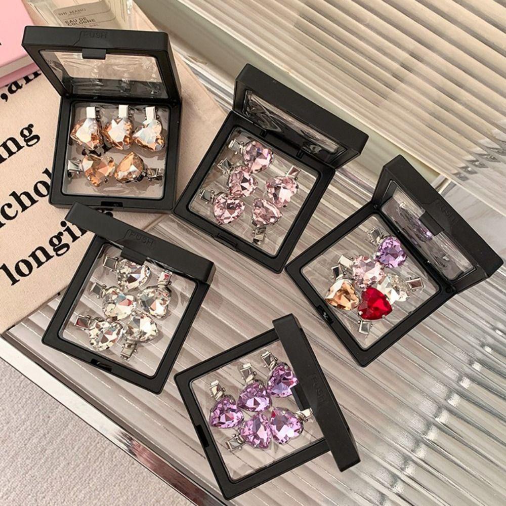 Kẹp Tóc Hình Trái Tim Phong Cách Lolita Dễ Thương Cho Nữ