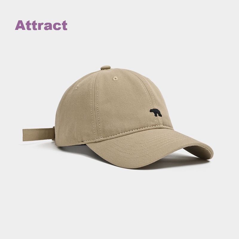 Mũ Lưỡi Trai Thêu Hình Gấu Bắc Cực Thời Trang Xuân Hè Cho Nam Và Nữ