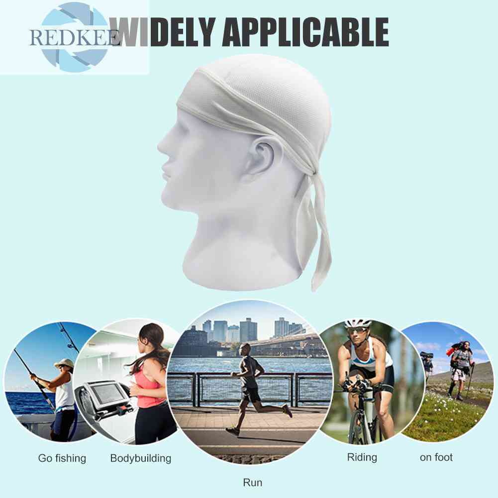 Mũ Trùm Đầu Thoáng Khí Mau Khô Màu Sắc Đơn Giản