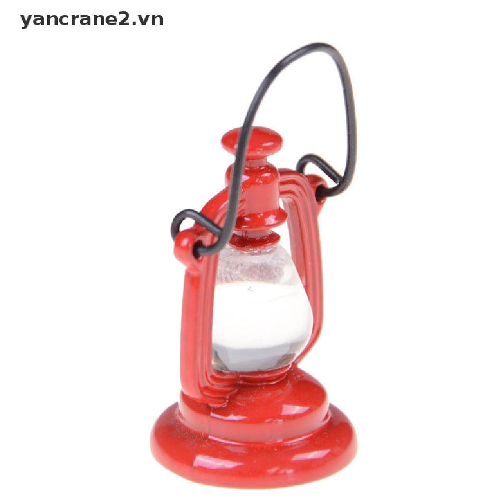 Đèn Dầu Mini Kiểu Retro 1: 6 / 1: 12 Trang Trí Nhà Búp Bê