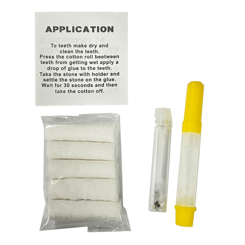 Răng Giả Kim Cương Lấp Lánh Có Thể Tháo Rời Trang Sức Chuyên Nghiệp