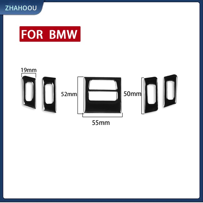☃Nhà Cửa☃ Bộ 5 Khung Trang Trí Máy Điều Hòa Xe Hơi Bmw Old 3 Series E90 / E92 / E93