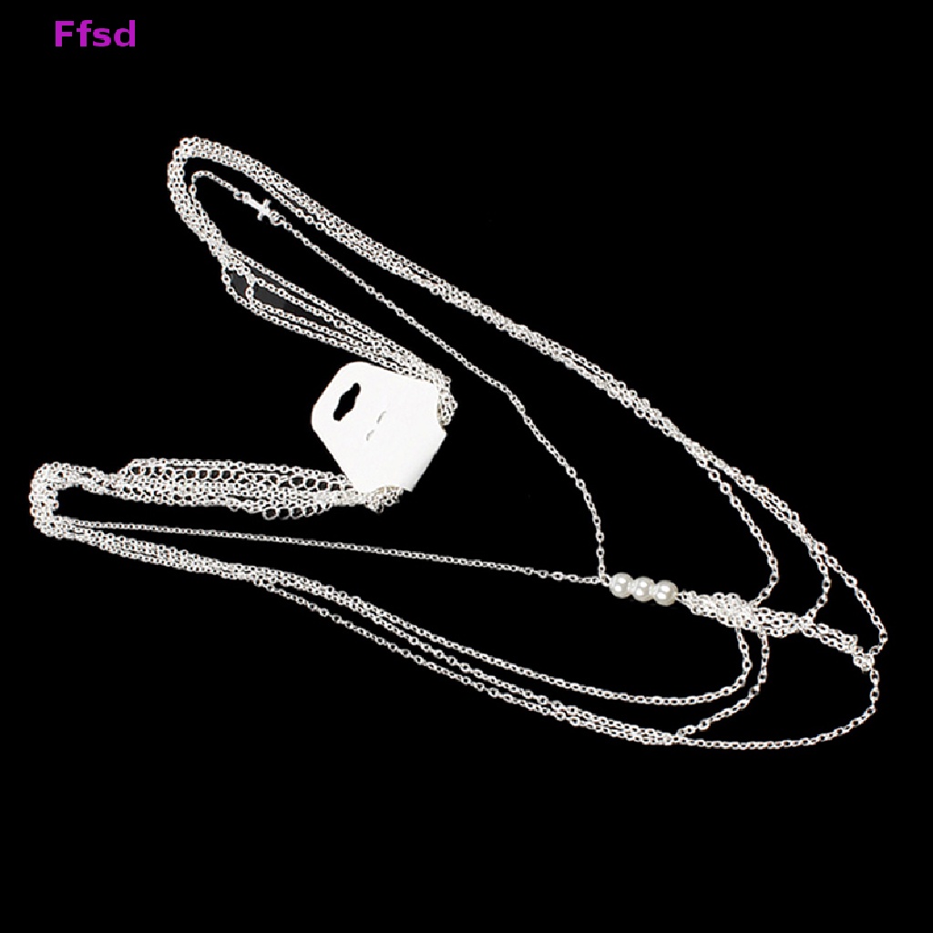 {Ffsd} Dây Mắt Xích Ngọc Trai Đeo Trang Sức Áo Ngực Bikini Quyến Rũ Cho Nữ Bán Chạy