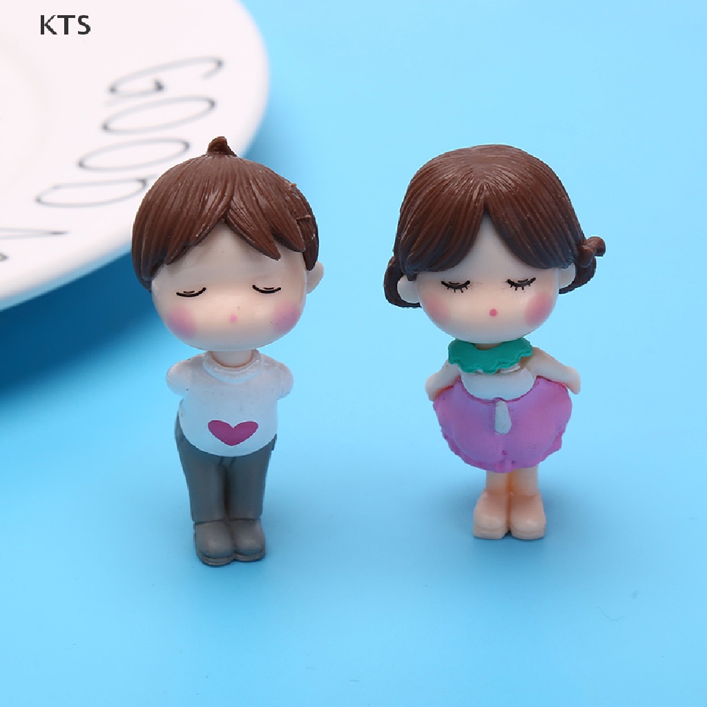 Set 2 Mô Hình Cặp Đôi Xinh Xắn Trang Trí Tiểu Cảnh
