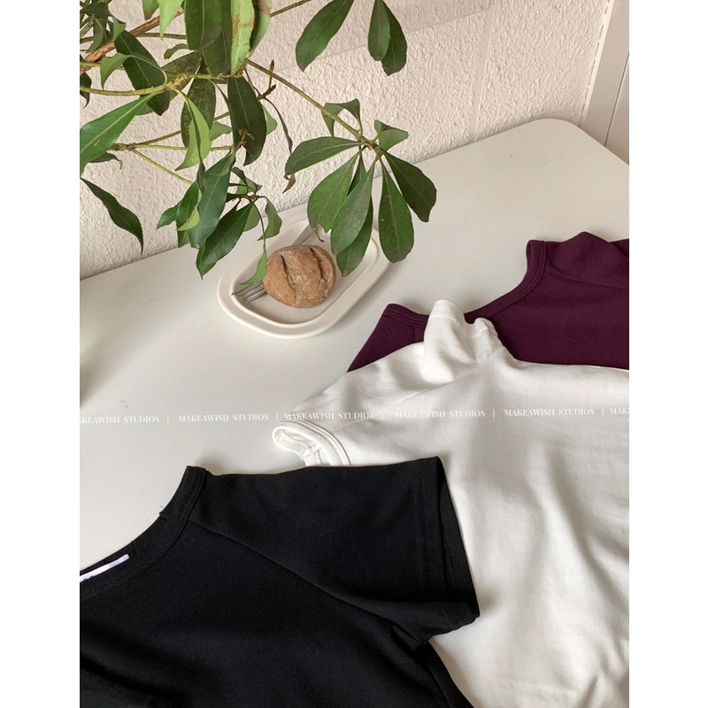 Áo Thun Ngắn Tay Cổ Tròn Dáng Ôm Thời Trang Mùa Hè Dành Cho Nữ