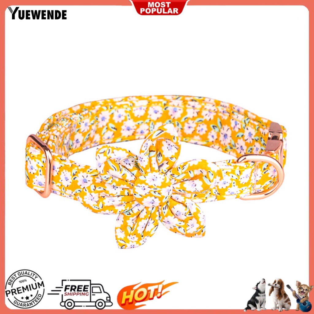 Vòng Cổ Thú Cưng Chống Mài Mòn In Họa Tiết Xinh Xắn