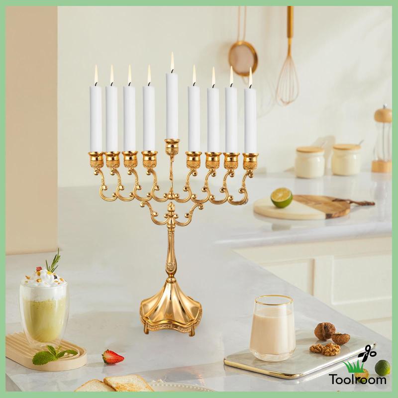 Set 9 Nhánh Giá Đỡ Nến Trang Trí Tiệc Cưới