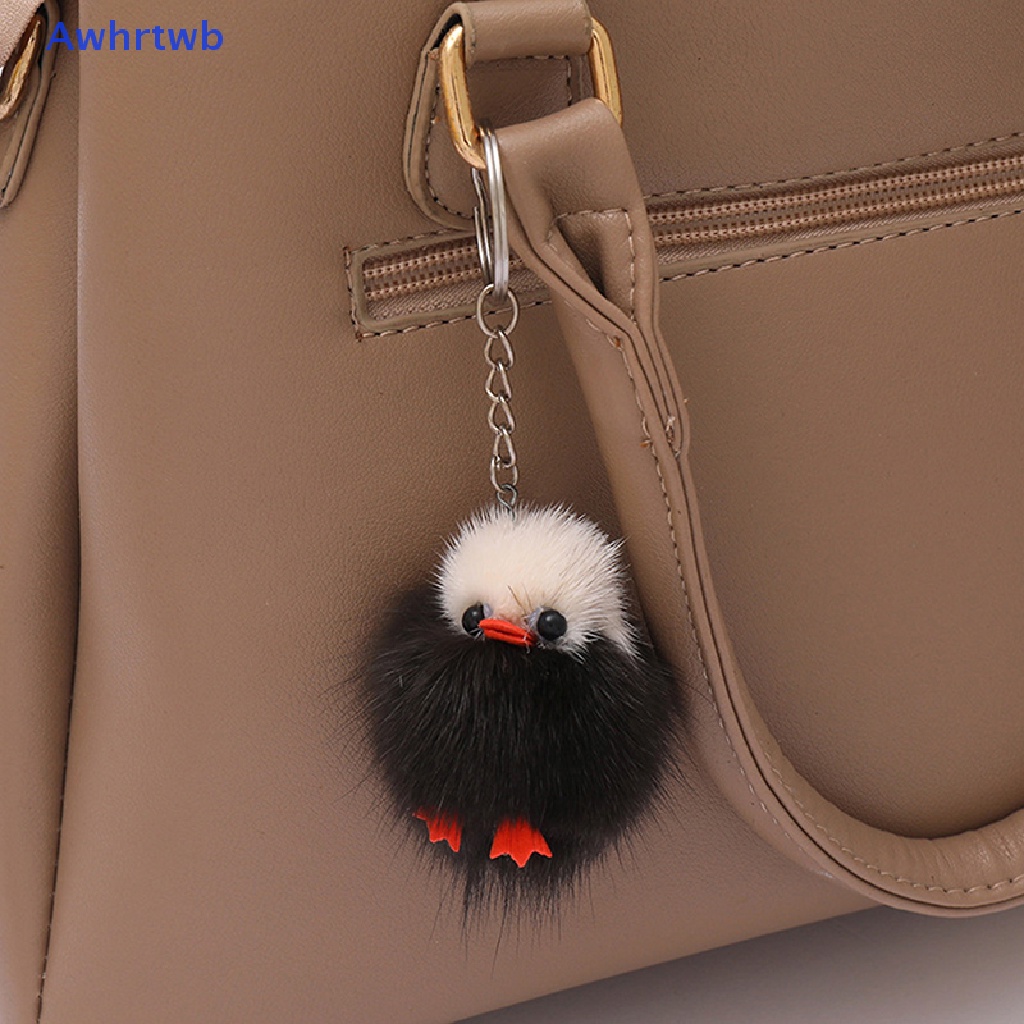 1 Móc Khóa Gà Con Lông Mềm Mại Dễ Thương Mới