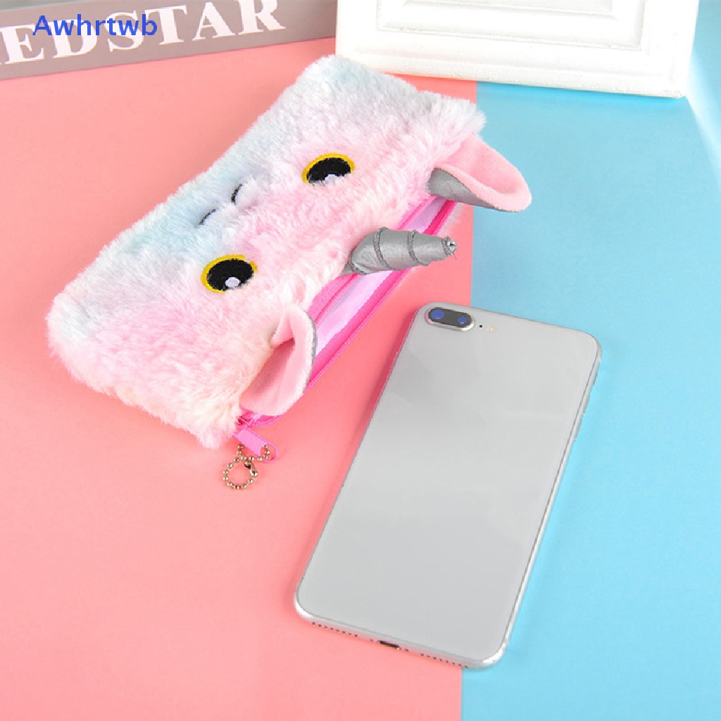 Túi Đựng Bút Bằng Lông Nhung Dễ Thương Dành Cho Bé Gái Mới