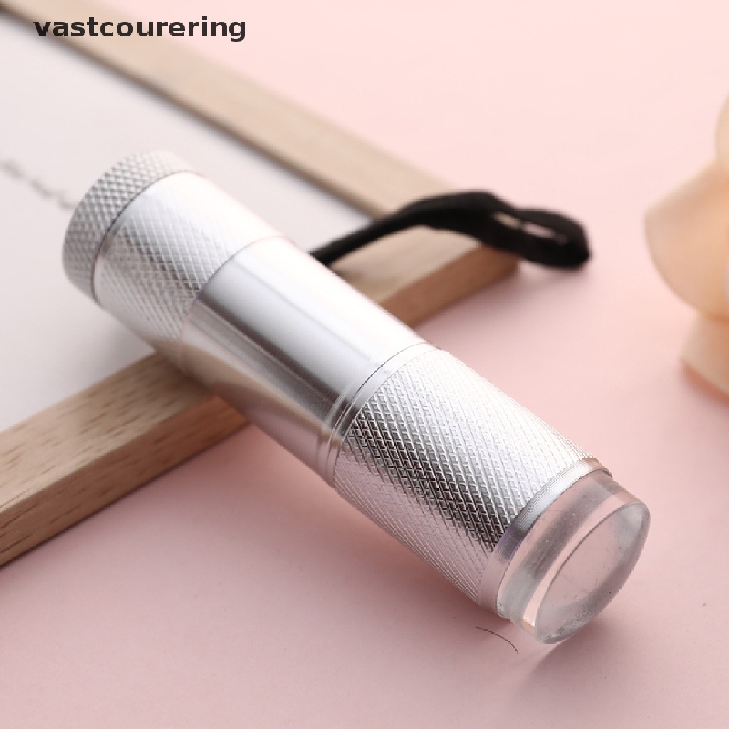 Đèn LED UV Mini Cầm Tay Bằng Silicone Dùng Để Trang Trí Móng