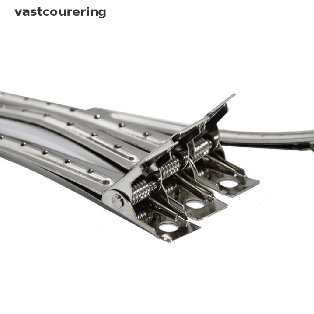 Bộ 10 Kẹp Chia Tóc Bằng Thép Không Gỉ Tiện Dụng