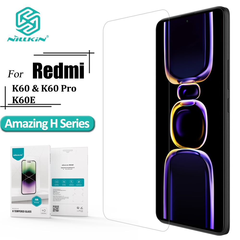 Kính cường lực 9H NILLKIN bảo vệ màn hình thích hợp cho Redmi K60 Pro / K60E / K60