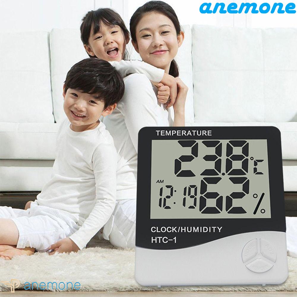Đồng Hồ Báo Thức Kỹ Thuật Số Mini Đo Nhiệt Độ Và Độ Ẩm Ngoài Trời