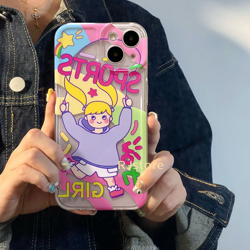 ✅Ốp Điện Thoại Trong Suốt Họa Tiết EXOB Dễ Thương Cho Iphone promax / 811 1213Pro / 7 14Plus 1213Pro