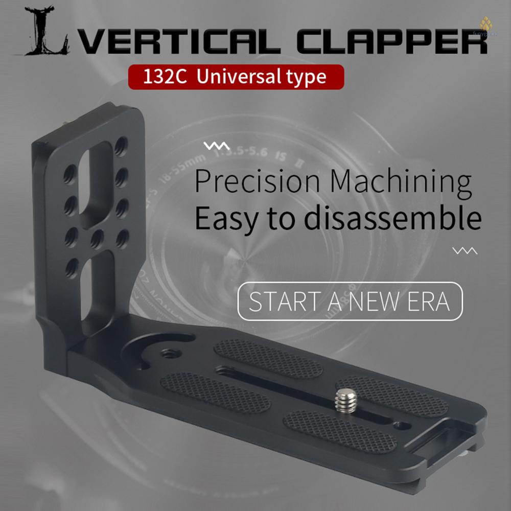 Đĩa Tháo Lắp Nhanh Hình Chữ L Bằng Hợp Kim Nhôm Ốc Vít 1 / 4 Inch Tiêu Chuẩn Arca Swiss Cho Máy Ảnh DSLR