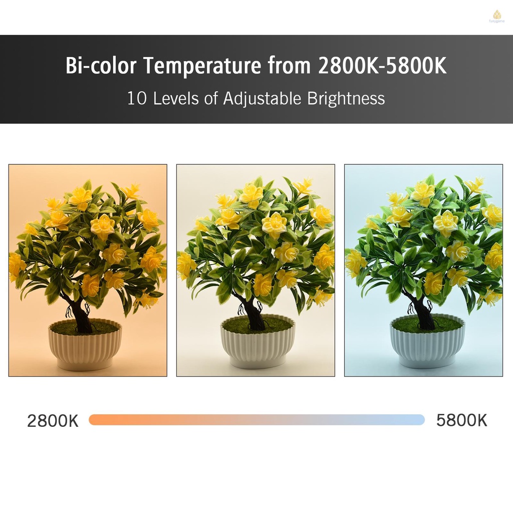 Hộp Đèn LED Chụp Ảnh Mini 40 * 40 * 40CM 144 Bóng 2800-5800K Có Thể Điều Chỉnh Nhiệt Độ