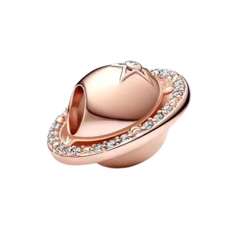 Mặt Dây Chuyền Bạc 925% Hình Bánh Donut Chất Lượng Cao Pandora2023