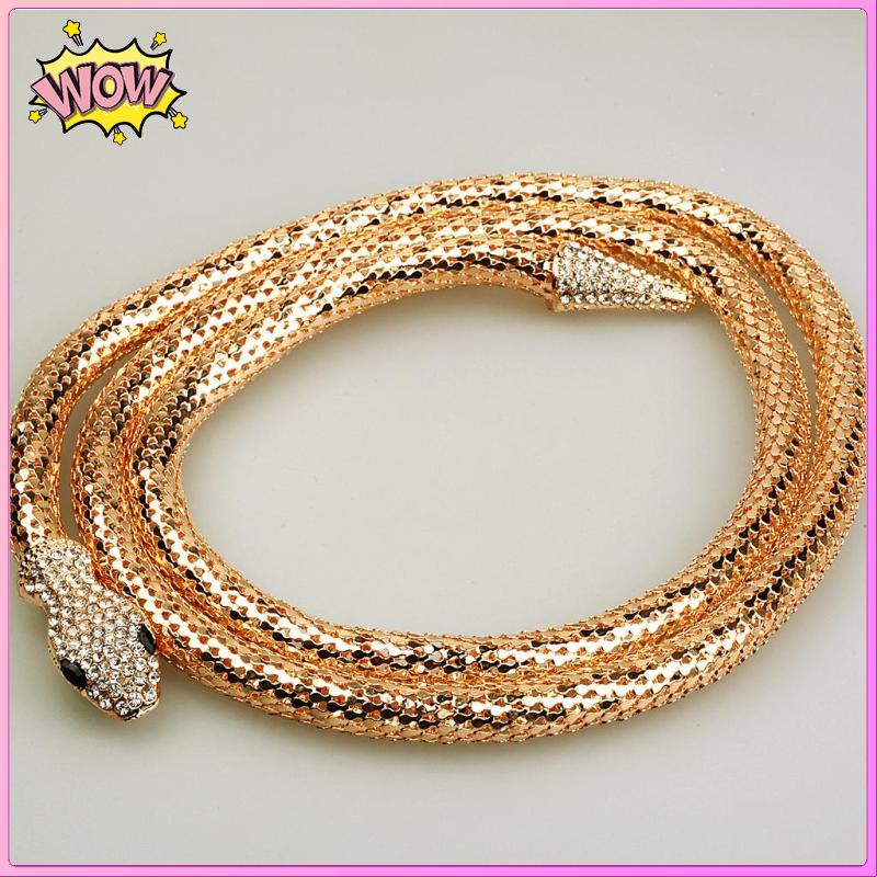 Vòng Cổ Choker Hình Rắn Đính Đá Thời Trang Cá Tính Cho Nữ