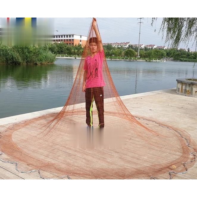 Chài Dù Bắt Cá Cao 2m6 Bung rộng 5m Thailan - Đồ Câu SIMANO