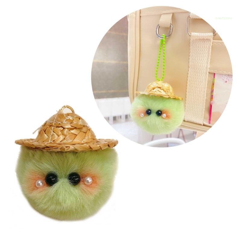 Móc Chìa Khóa Hình Yêu Tinh Nhồi Bông Mềm Mại Vui Nhộn