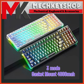  Bàn phím cơ không dây Aula F98 3 mode Gasket mount RGB hotswap 