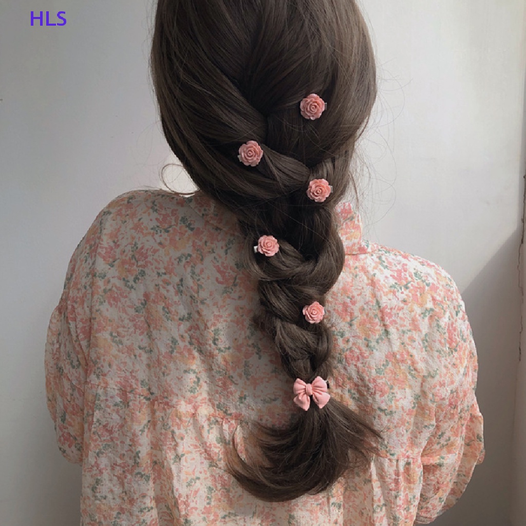 Set 5 Kẹp Tóc Nơ Nhỏ Xinh Xắn Thời Trang Cho Nữ