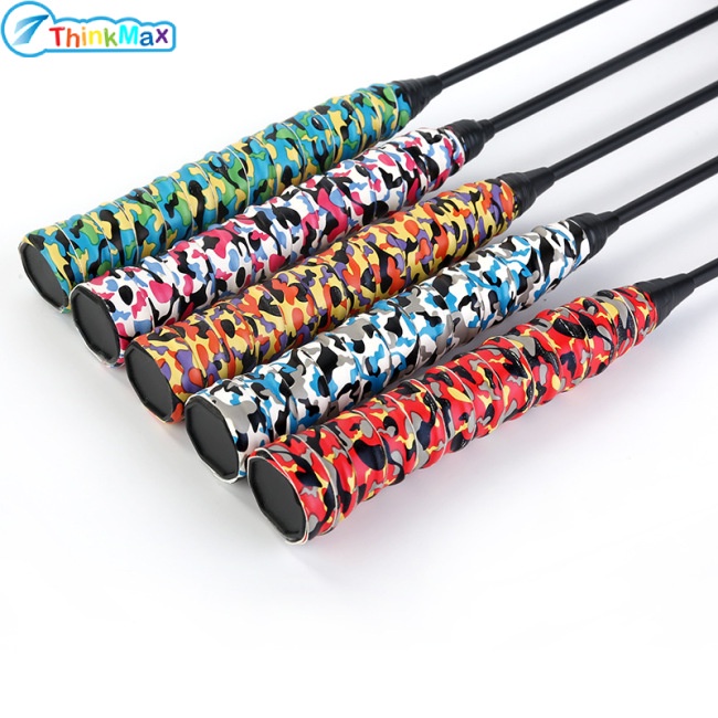 Thinkmax Dây quấn cán vợt cầu lông THINKMAX bằng Pu họa tiết rằn ri chống trượt thấm hút mồ hôi tiện dụng