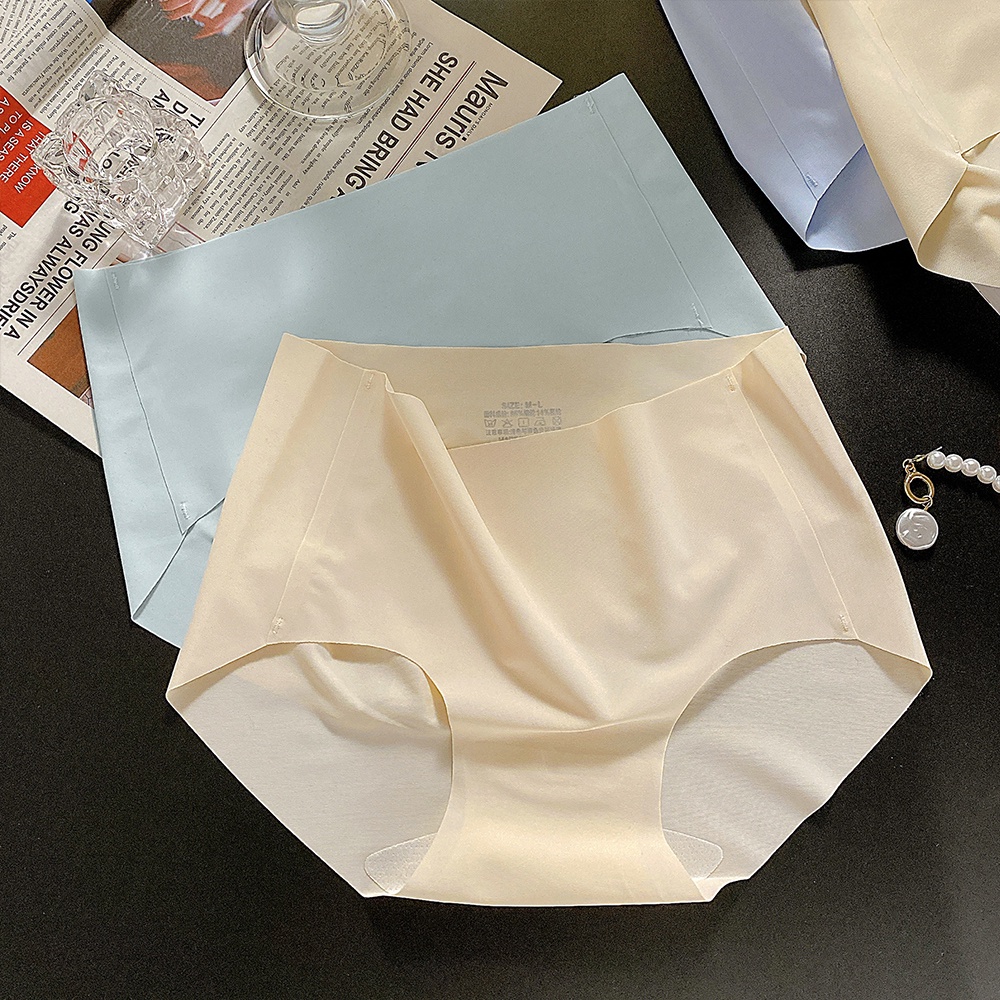 Take Talk M-2XL Quần Lót Màu Trơn Mềm Mại Vô Hình Không Đường May Quyến Rũ Cho Nữ