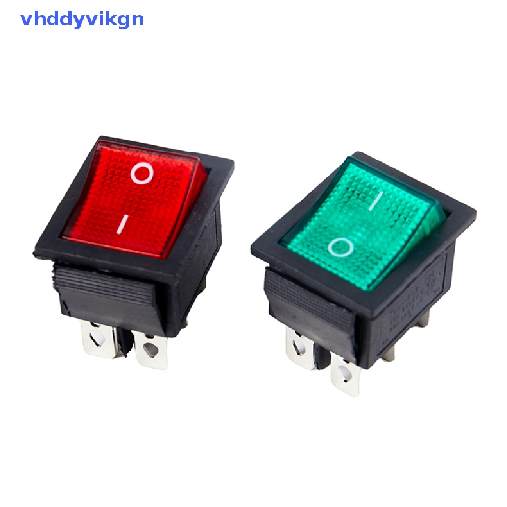 1 Công Tắc Nguồn 3 Chấu 6 Chấu 16A 250VAC / 20A 125VAC Màu Đen