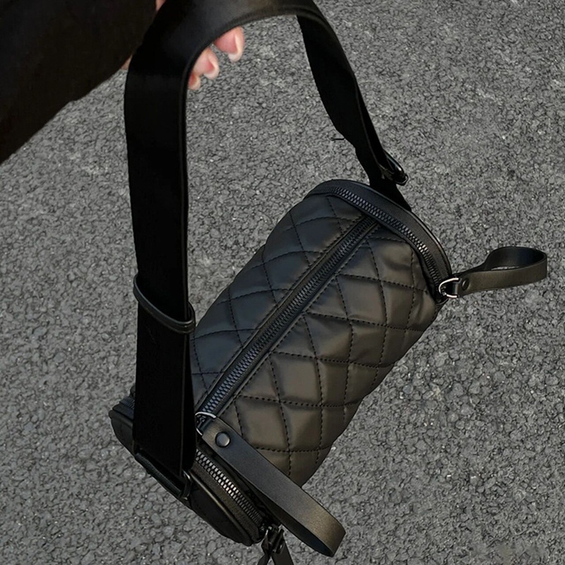 Ielgy Túi Đeo Vai Một Bên Vai Hình Thoi Đơn Giản Hợp Thời Trang Cho Nữ