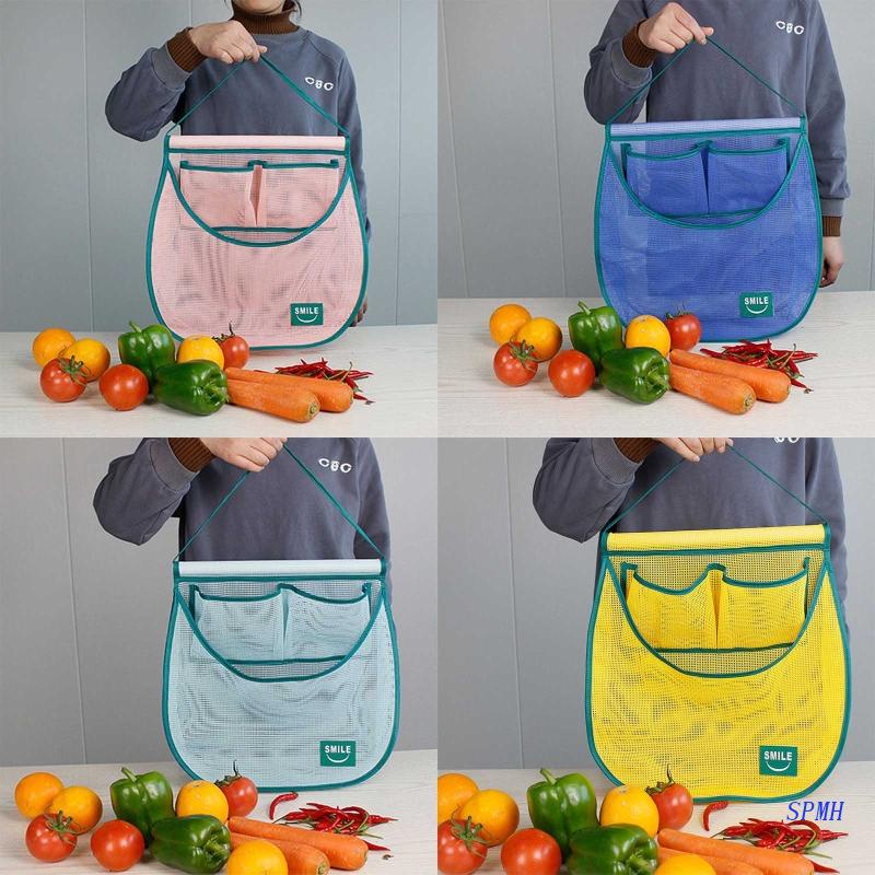 Túi Lưới Đựng Rau Củ Quả Treo Tường Tiện Lợi