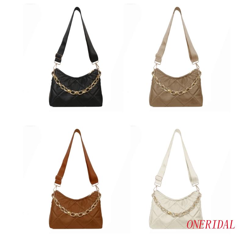 Túi Đeo Vai Cỡ Lớn Họa Tiết Kẻ Sọc Thời Trang Có Thể Tái Sử Dụng Cho Nữ