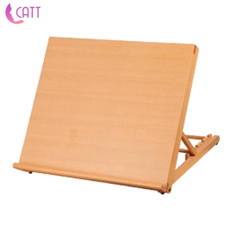 [Dadada1] Bảng Vẽ Phác Thảo Để Bàn Bằng Gỗ Có Thể Điều Chỉnh Kích Thước 45x35x30cm