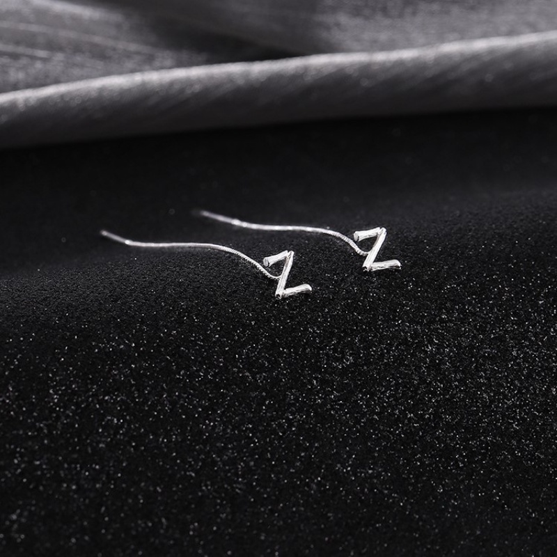 Bông Tai Chữ Cái Từ A Đến Z Đơn Giản Thời Trang Hàn Quốc