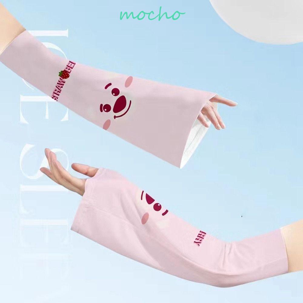 Găng Tay Làm Mát In Họa Tiết Hoạt Hình Gấu Kuromi / Dâu Tây Thời Trang Mùa Hè Cho Nữ