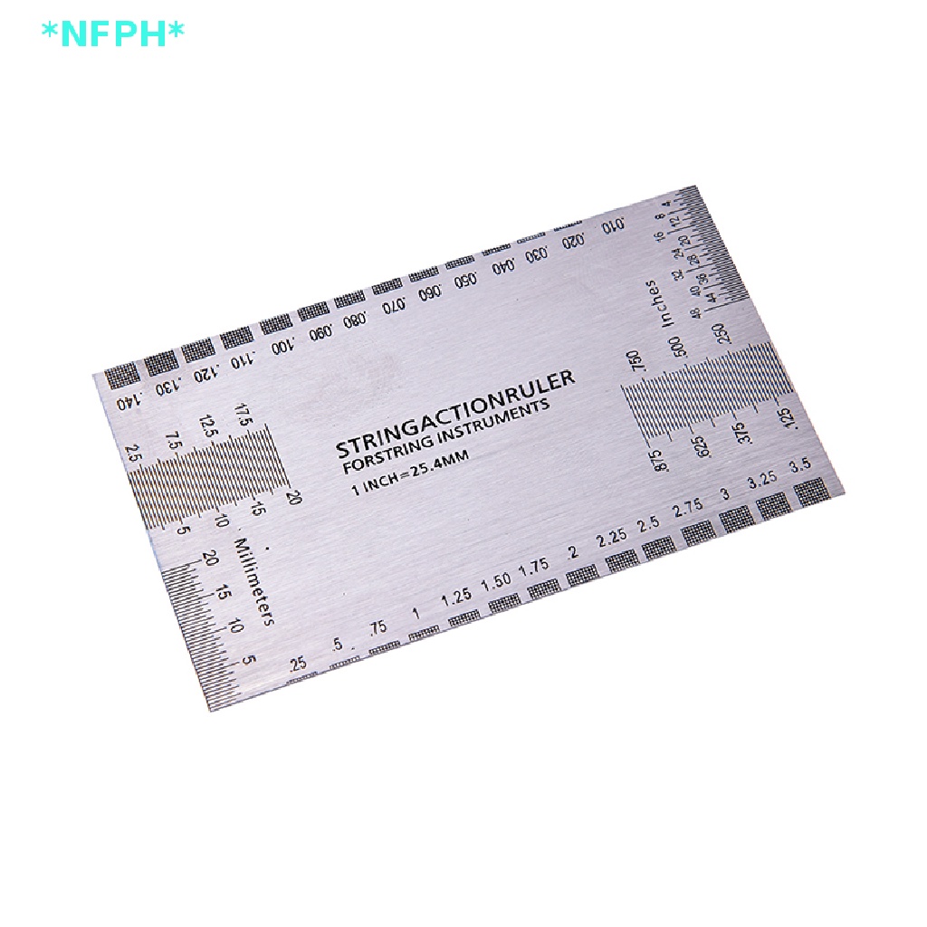 Thước Đo Dây Đàn Bằng Thép Chuyên Dụng Cho Guitar Bass Mới