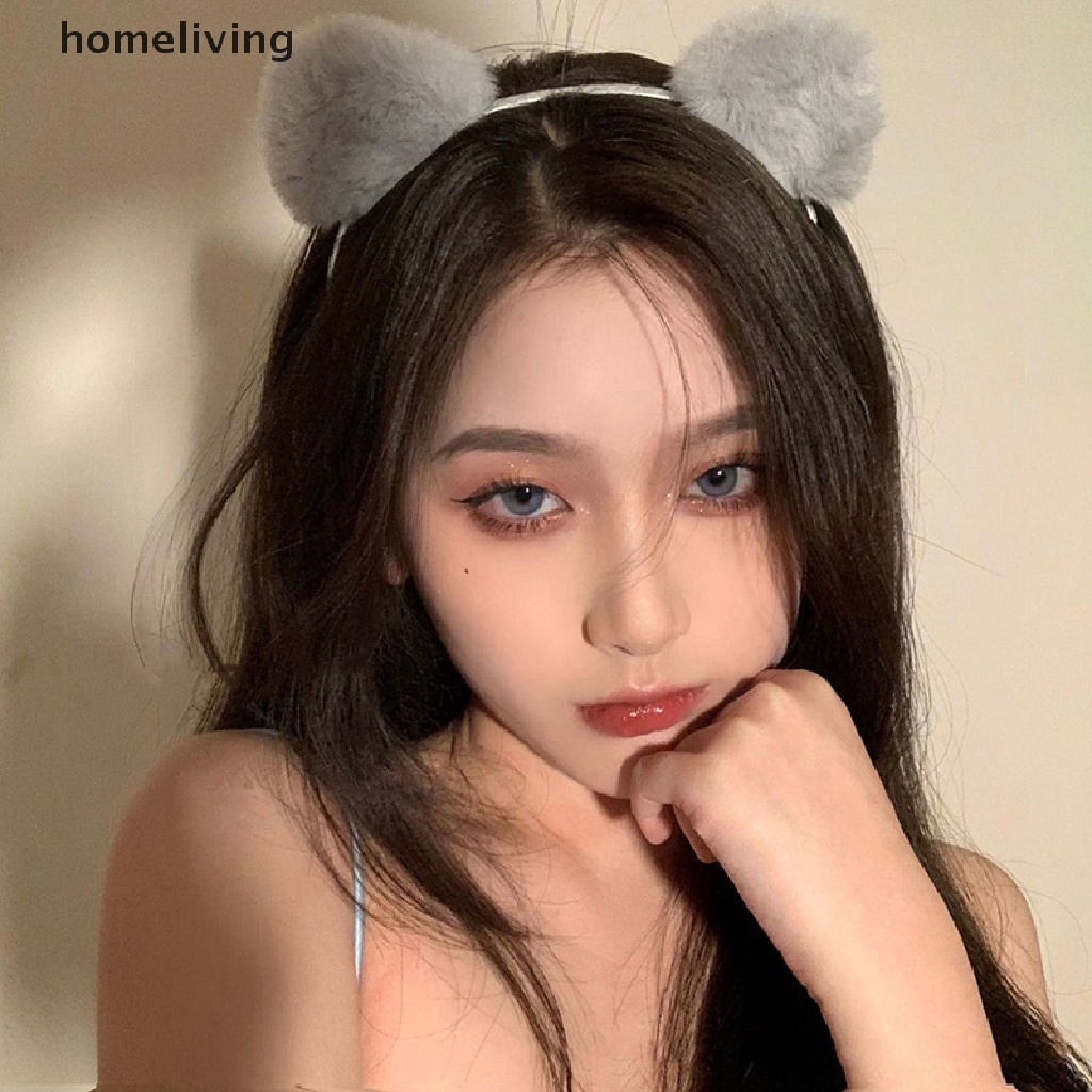 Băng Đô Tai Mèo Nhồi Bông Dễ Thương Dành Cho Nữ