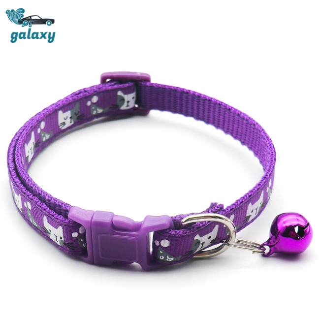 Galaxy Vòng Cổ Chống Thất Lạc Có Thể Điều Chỉnh Và Chuông Hình Chó Mèo