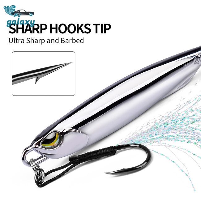 Galaxy Mồi Câu Cá 3d 15g / 20g / 30g / 40g Mắt Phản Quang Có Thể Tái Sử Dụng