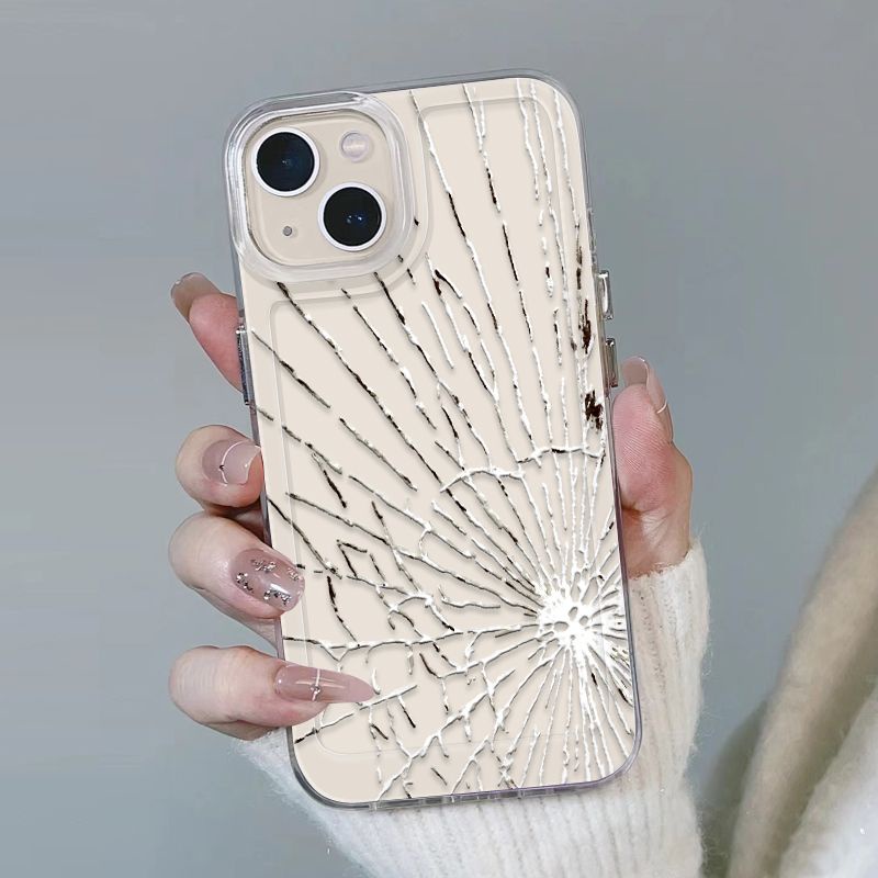 ✅Ốp Điện Thoại Mềm In Chữ Cracking xr1312plus8117 Cho iPhone14promax / xs