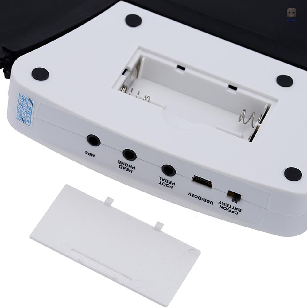 Bộ Trống Điện Tử Chất Liệu Silicon Có Thể Gấp Gọn Kèm Gậy Đánh