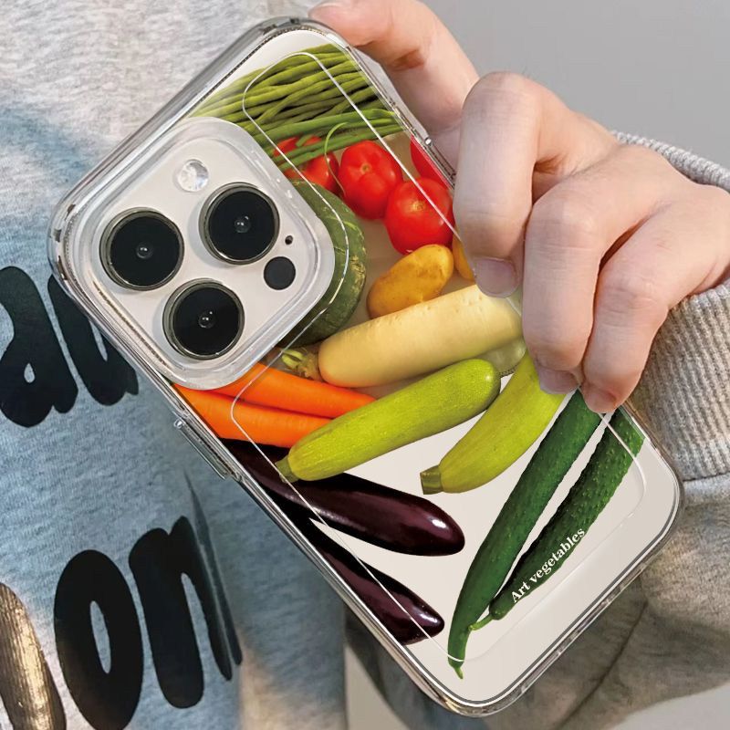 ✅Ốp Điện Thoại Chống Sốc Bảo Vệ Toàn Diện In Họa Tiết Rau Củ Quả Dành Cho Apple Iphone 7 8 Plus 1412 13